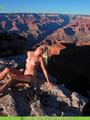 Hot blonde Tatyana posing in mountains - Picture 16