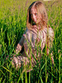 Hot erotic photos of naked girl in green - Picture 3