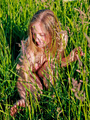 Hot erotic photos of naked girl in green - Picture 16