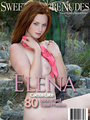 Sexy Elena with red hair posing naked at - Picture 1
