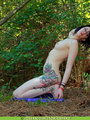 Hot brunette chick with tattoos and - Picture 14