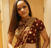 Naughty Indian girl in purple lingerie takes off&hellip;
