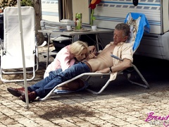 Very hot blonde tee Helen pleasing old boy - XXX Dessert - Picture 8