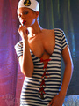 Sexy sailor milf with a pipe posing on - Picture 2