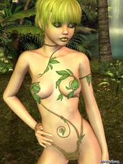Cool futuristic 3d girl with her delights - Cartoon Porn Pictures - Picture 8