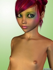 Lovely 3d teen girl with red hair shows off - Cartoon Porn Pictures - Picture 5