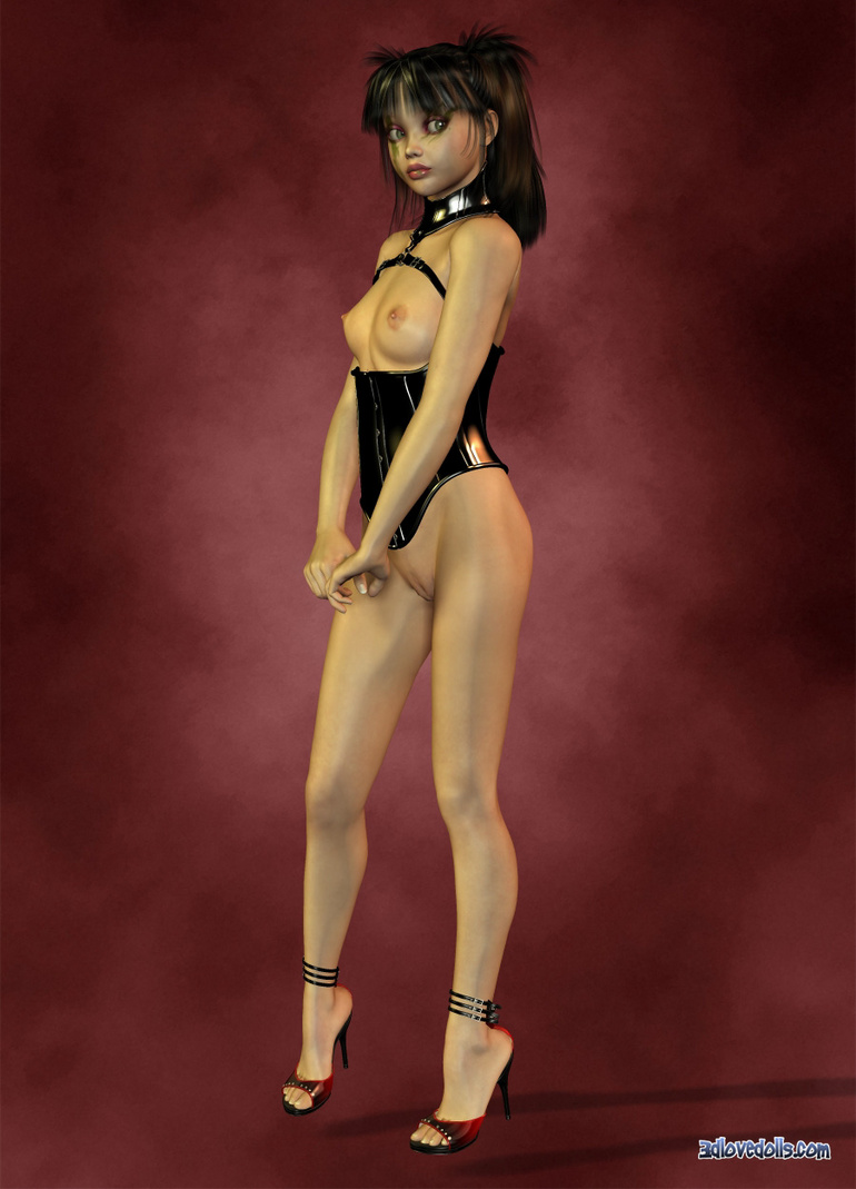 Cool 3d teen girl in a black - Cartoon Porn Pictures - Picture 7