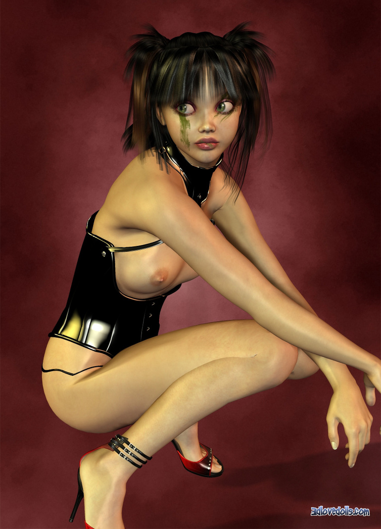Cool 3d teen girl in a black - Cartoon Porn Pictures - Picture 9