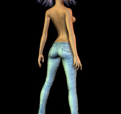 Cool 3d toon chick with purple pigtails and in&hellip;