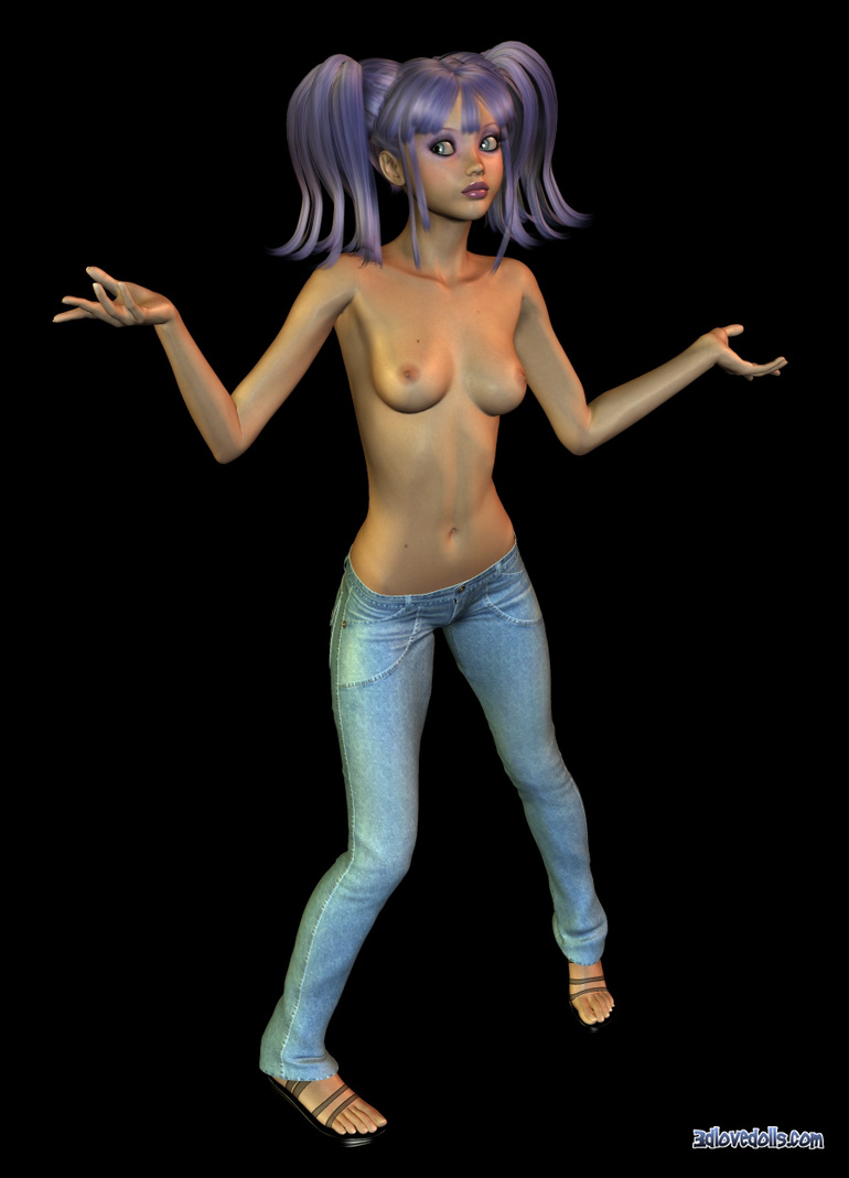 Cool 3d toon chick with purple - Cartoon Porn Pictures - Picture 6