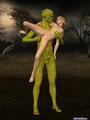 Green monster banging hard small 3d teen - Picture 7