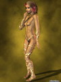 Awesome 3d toon teen in sexy gold thong - Picture 9