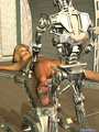 Iron bot fucking cool blonde 3d toon - Picture 5