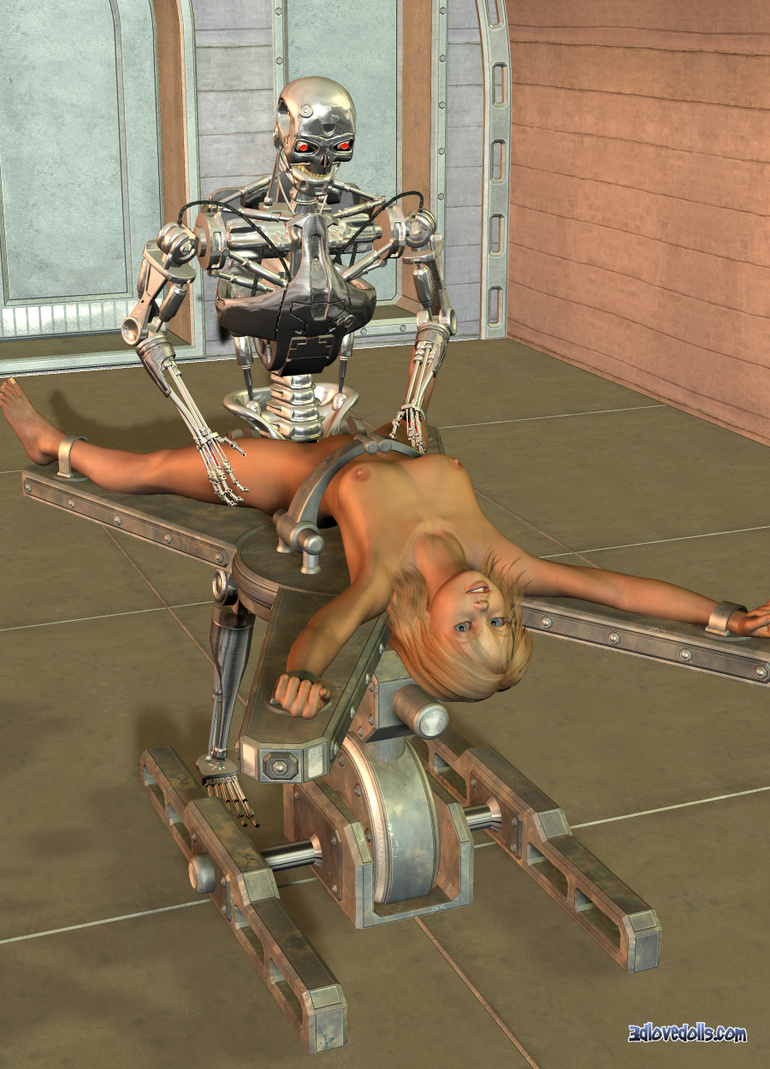 Iron bot fucking cool blonde 3d - Cartoon Porn Pictures - Picture 7