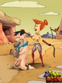 Shackled Fred Flintstone gets jeered and - Picture 3