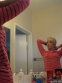 Hot petite blonde puts on her make-up in - Picture 7