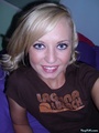 Dirty blonde teen bitch gets nude and - Picture 1