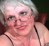 Nasty granny in glasses fondling her huge body in&hellip;