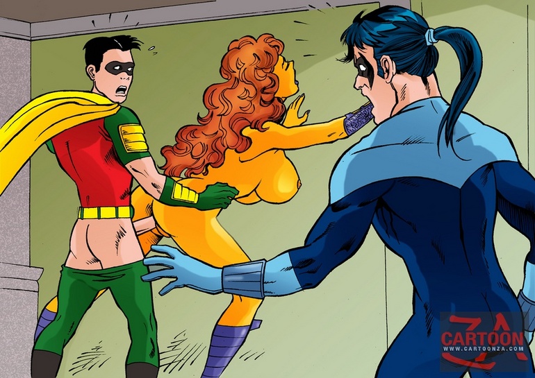 Nasty Teen Titans get banged filthily in hot - Cartoon Sex - Picture 3
