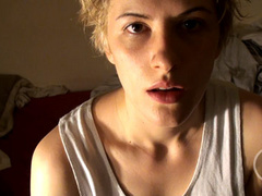 Naughty blond teen girl masturbating in the garden - XXXonXXX - Pic 6