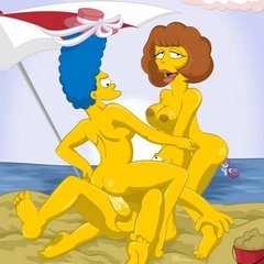 Hot Marge Simpson and her friend Maude - Cartoon Sex - Picture 4