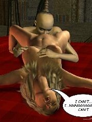 Awesome naked 3d toon blonde gets - BDSM Art Collection - Pic 8