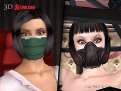 Sexy 3d toon chicks get jeered badly in - BDSM Art Collection - Pic 1