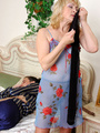 Curly mature blonde gets her cooch - Picture 2