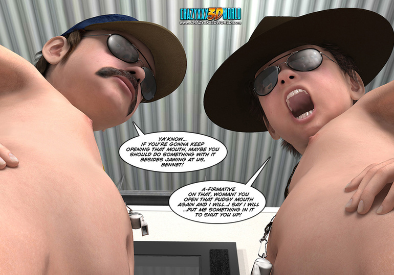 Two teens in hats and sunglasses pounding - Cartoon Sex - Picture 2