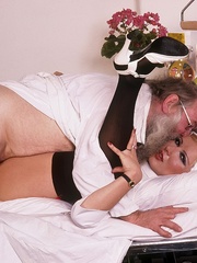 This nurse knows how to treat an older - XXX Dessert - Picture 1