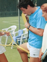 Sporty retro outdoor babes fucked by - XXX Dessert - Picture 2