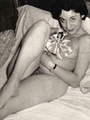 Home made vintage hotties posing in the fifties undressed