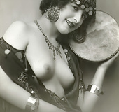 Vintage sexy shaped girl looks so seductive while&hellip;