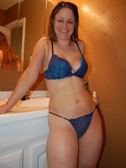 Cute long haired wife pulls down her deep - XXX Dessert - Picture 4
