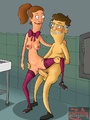 Dirty babes from a cartoon getting - Picture 2