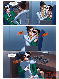 Cute curvy doctor Holiday seduces Agent Six - Cartoon Sex - Picture 3