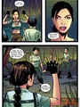 Lara Croft is caught spying by two guys - Picture 2