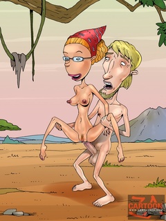 Old Radcliffe fucks chick as Nigel Thornberry - Cartoon Sex - Picture 3