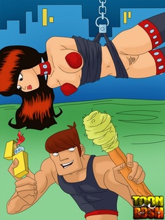 Julie and Chuck Wrapped up with Dutch in - Cartoon Sex - Picture 2