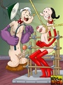 Popeye and Olive Oyl take turn binding - Picture 2