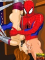Spiderman fucks Mary Jane tied up in web - Picture 3