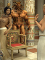 Lustful Pharaoh woman and her angry huge - Picture 1