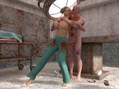 Ponytailed blonde coroner with big jugged had - Cartoon Sex - Picture 2