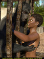 Horny 3d toon gorilla fucking variously - Picture 2
