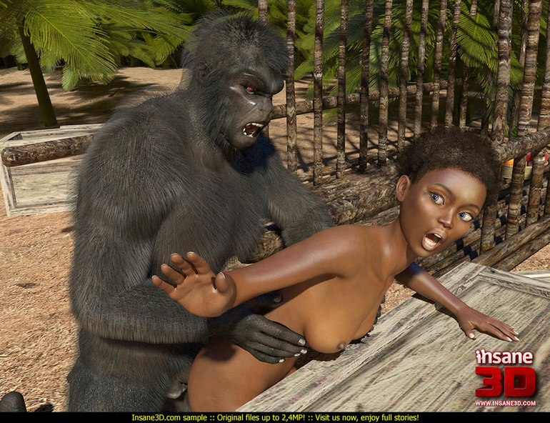 Horny 3d toon gorilla fucking variously cute - Cartoon Sex - Picture 4