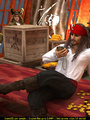 Horny Davy Jones rocking with 3D toon - Picture 1