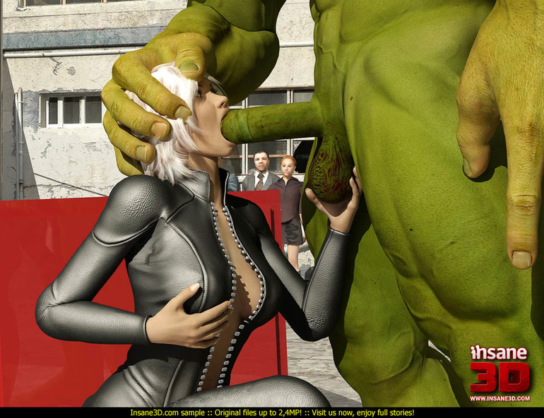 Angry Hulk banged roughly blonde hottie in - Cartoon Sex - Picture 3