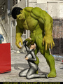 Angry Hulk cools off when blonde - Picture 3