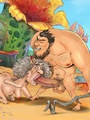 Croods enjoy really crazy Stone Age BDSM - Picture 3