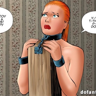 Ponytailed redhead in a collar - BDSM Art Collection - Pic 2